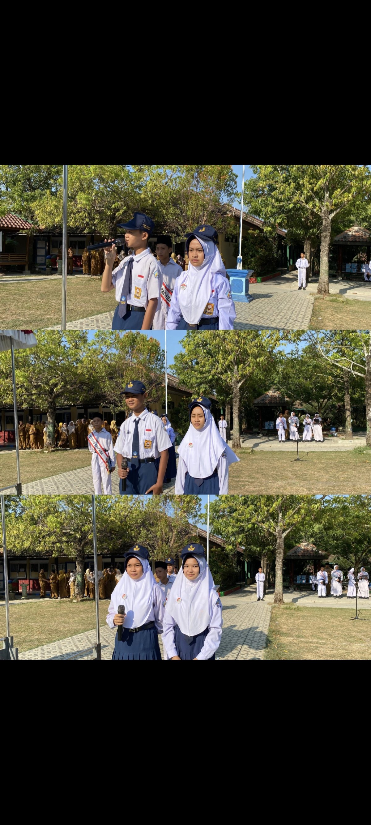 Tiga Pasangan Calon Ketua OSIS SMP Negeri 1 Pamotan Sosialisasikan Program Kerja Masa Bakti 2026/2027